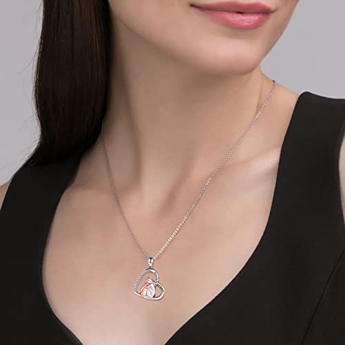 Sterling Silver Dog Urn Necklace for Pet Ashes - S925 Pet fur Cremation Memorial Keepsake Pendant Jewelry Gifts for Women Loss Puppy - style: Dog Urn Necklace