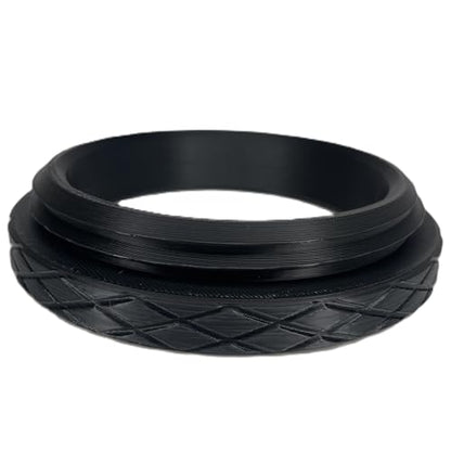 2.0" ID Plastic Threaded Ring Set for Bowls, Cups, Containers, Lids, Urns, Vessels, Woodturning Projects (2.0" ID 2.7" OD) - size: 2.0" ID 2.7" OD