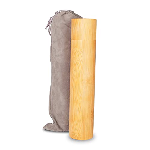 1 Pack Small Biodegradable Bamboo Scattering Tubes Urn for Human Ash - color: Original, size: Small (Set of 1)