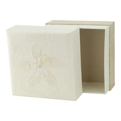 Embrace Biodegradable Cremation Urn for Ashes - White Hemp - color: White Hemp