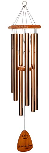In Loving Memory 30-inch Windchime, Bronze w/The Lord is My Shepherd… - color: Bronze