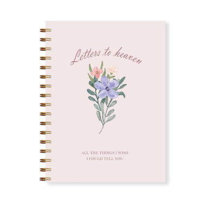 Letters to Heaven Memorial Journal Gift 5.5x8.3in(Pink) - color: Pink