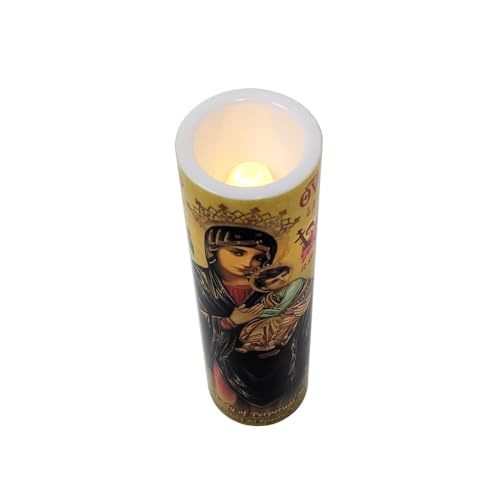 Our Lady of Perpetual Help, LED Flameless Devotional Prayer Candle, THE SAINTS COLLECTION