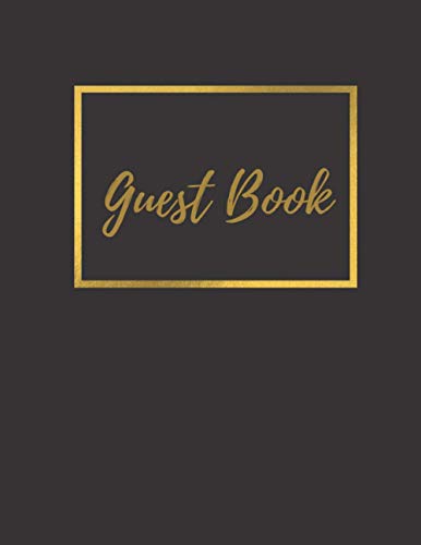 Guest Book: Sign in Book for Guest Name and Address. For Funeral Buisness Wedding 8.5 x 11 inch Size