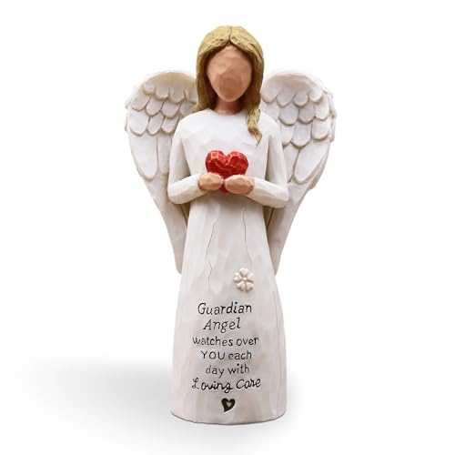 AUKEST Guardian Angel Statue, Angel Gifts for Women, Angel Figurines