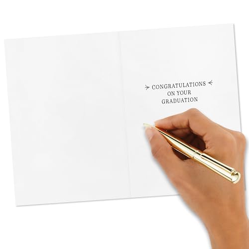 Hallmark Graduation Cards Assortment, Inspirational Quotes (16 Cards with Envelopes) - color: Black