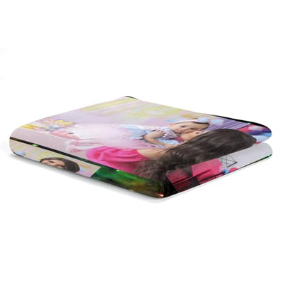 Printwoo Personalized Gifts for Mom, Custom Blanket with Photos, Personalized Photo Blankets Using My Own Photos, Customized Blankets with Pictures, Birthday Gifts for Women Men Baby Child - color: 2 Photos