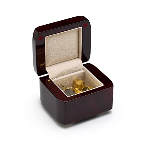 Hi Gloss Modern Petite 18 Note Music Box with Cut Edges - Many Songs to Choose - from This Moment - size: 125. From This Moment