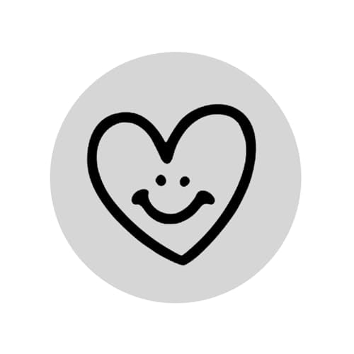 Yoption 6mm 1/4'' Heart with Smiley Face Metal Stamp, Metal Punch Stamping Tool DIY Arts and Crafts Supplies for Stamping/Punching Jewelry, Clay, Leather, Wood - size: Heart with Smiley Face (6mm)