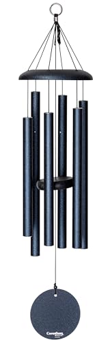 Corinthian Bells by Wind River – 30 inch Midnight Blue Wind Chime for Patio, Backyard, Garden, and Outdoor Decor (Aluminum Chime) Made in the USA - color: Midnight Blue