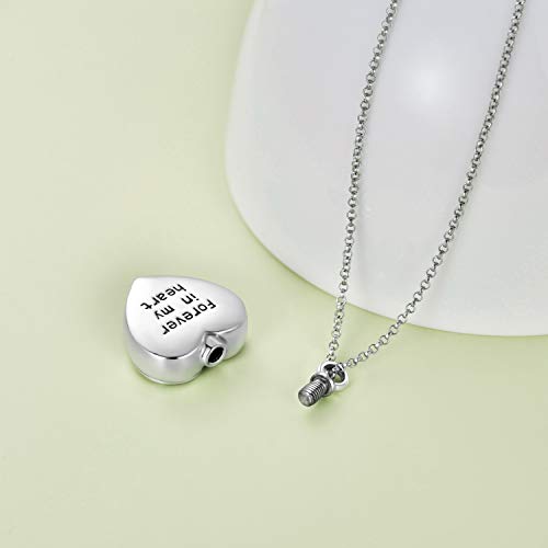 SOULMEET Cremation Jewelry for Ashes, Sterling Silver Urn Necklace for Ashes Women Men, Cherish Memories Cremation Jewelry to Keep Someone Near to You - color: A-Oxidation black Sunflower