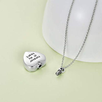 SOULMEET Cremation Jewelry for Ashes, Sterling Silver Urn Necklace for Ashes Women Men, Cherish Memories Cremation Jewelry to Keep Someone Near to You - color: A-Oxidation black Sunflower