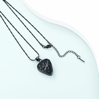 Imrsanl Guitar Pick Cremation Urn Necklace for Ashes - color: Pick Customize