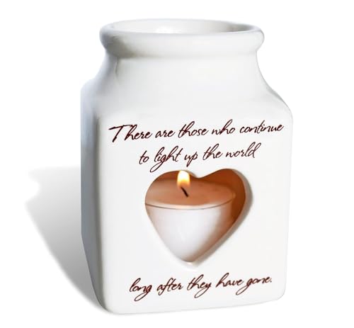 Sympathy Ceramic Heart Candle Tea Light Votive