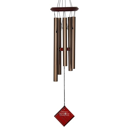 Woodstock Chimes Encore Collection, Chimes of Polaris, 22'' Bronze Wind Chimes for Outdoor, Patio, Home or Garden Décor (DCB22) - color: Bronze