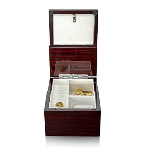 Ultra-Modern Music Box with Fold-Up Photo Frame - Solid Wood Jewelry Box with Compartment with Picture Frame (6 X 4) - Many Songs to Choose - Diamond's are A Girls Best Friend - size: 086. Diamond's Are A Girls Best Friend
