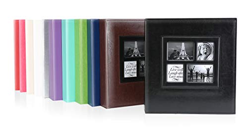 Ywlake Photo Album 4x6 500 Pockets Photos, Extra Large Capacity Family Wedding Picture Albums Holds 500 Horizontal and Vertical Photos Red - color: Red, size: 500 Pockets