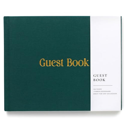 Lamare Wedding Guest Book – Photo Guest Book for Wedding Reception Party - color: Green