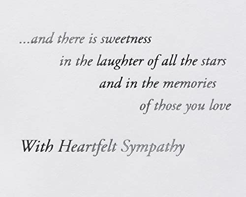 Papyrus Sympathy Card (With Heartfelt Sympathy) - color: All the Stars