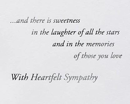 Papyrus Sympathy Card (With Heartfelt Sympathy) - color: All the Stars