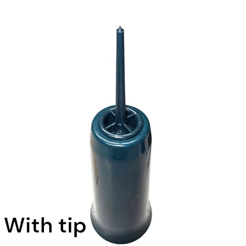 Set of 4 Extra Large Plastic Cones for Cemetery Vase Floral Arrangements with Spike to Insert in Ground