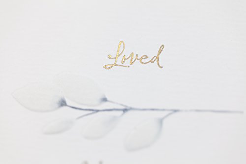 Hallmark Sympathy Card (Loved, Honored, Remembered) (Pack of 2) - size: 5 inches x 7.2 inches (Pack of 2)