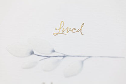 Hallmark Sympathy Card (Loved, Honored, Remembered) (Pack of 2) - size: 5 inches x 7.2 inches (Pack of 2)