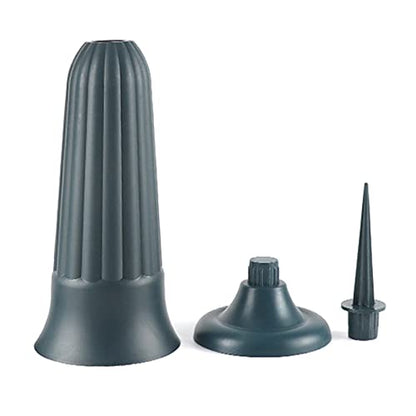 Cemetery Vases with Spikes - Plastic Cemetery Decorations for Memorials and Graves - size: Extra Large