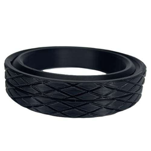 4.5" ID Plastic Threaded Ring Set for Bowls, Cups, Containers, Lids, Urns, Vessels, Woodturning Projects (4.5" ID 6.0" OD) - size: 4.5" ID 6.0" OD