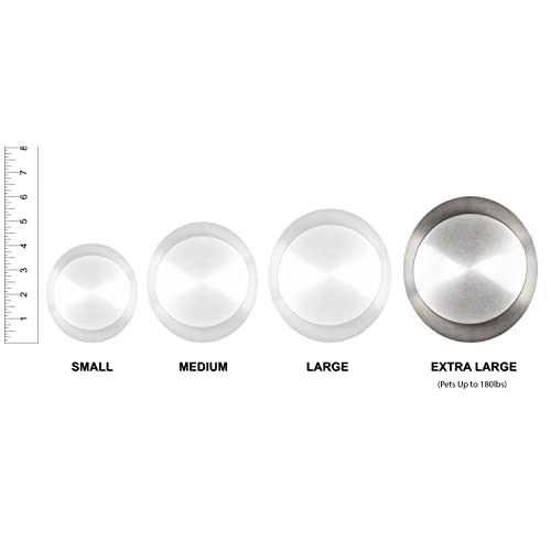 Ottillie Premier Pink/Pewter/Vert Urn, up to 170lbs - color: Ardent Pink, Vertical Pewter Paws, size: X-Large