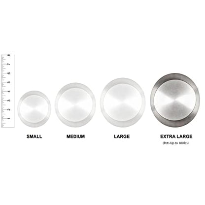 Ottillie Premier Lt Blue/Pewter/Vert Urn, up to 170lbs - color: Baby Blue, Vertical Pewter Paws, size: X-Large