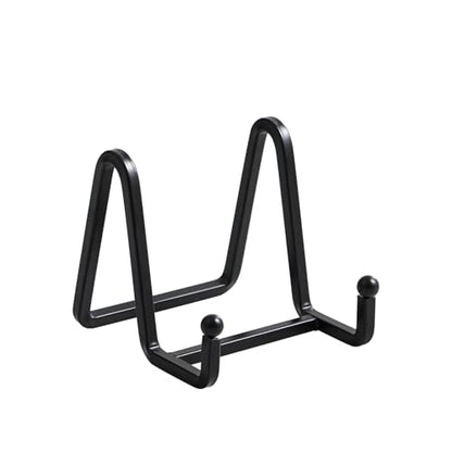 Plate Holder Easel Display Stand - 3 inch Metal Plate Stands for Display - Tabletop Picture Stand - Black Iron Easels for Display Pictures | Photo Frames | Book | Decorative Plates | Plaque - 1 Pack - size: 3 inch (1 pack)