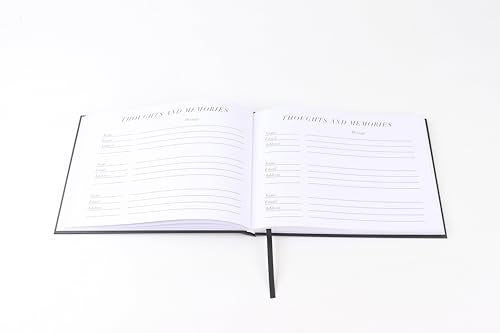 Funeral Guest Book Set- Guest Book for Memorial Service - Celebration of Life Guest Book - Funeral Guest Book for Memorial Service - Funeral Sign in Book for Guests - Memorial Service Guest Book