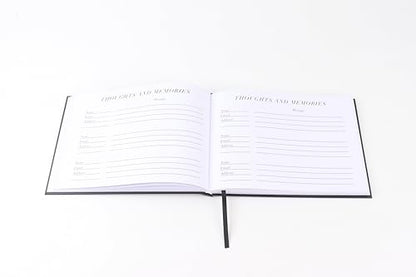 Funeral Guest Book Set- Guest Book for Memorial Service - Celebration of Life Guest Book - Funeral Guest Book for Memorial Service - Funeral Sign in Book for Guests - Memorial Service Guest Book
