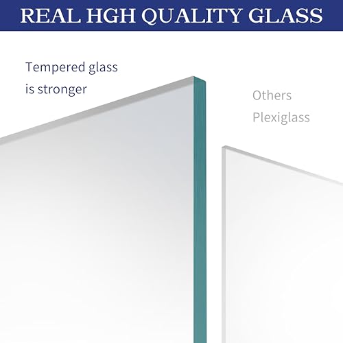 An&He 10x10 Shadow Box Frame Engineered Wood | with a 2.7" Usable Display Depth | Includes Acid-Free Backing Board, UV Resistant Acrylic, and Hanging Hardware-White - size: White 10x10