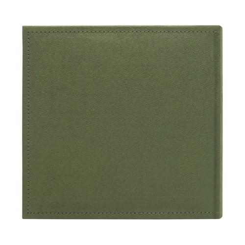 Photo Album Hold 200 4x6 Photos with Front Window for DIY (Grass Green) - color: Grass Green