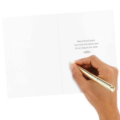 Hallmark Bulk Sympathy Cards with Envelopes, 16-Pack (Painted Palms)