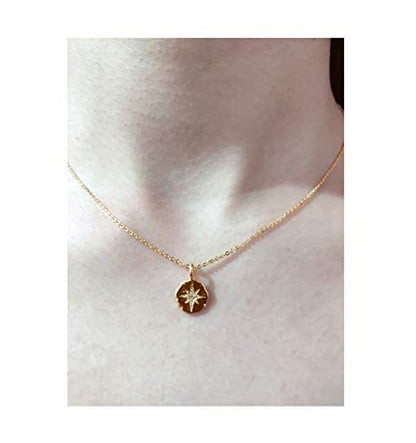 Baydurcan Friendship Anchor Butterfly Good Luck Elephant Necklace for Women - style: CompassII