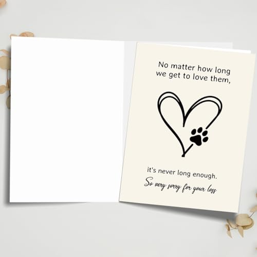 fancu Pet Sympathy Card for Dogs - color: ZC-021