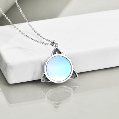 WINNICACA Celtic Knot Necklace 925 Sterling Silver Celtic Pendant Irish Urn Necklace Jewelry Birthday Anniversary Valentine's Day Gifts for Her Women Wife Girlfriend Daughter - style: 1-Celtic Knot Necklace(Moonstone)