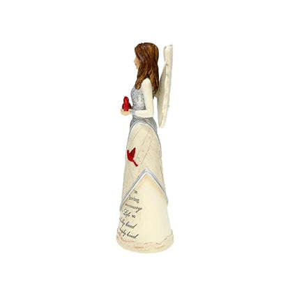 Pavilion Gift Company - in Loving Memory - 7.5" Angel Figurine in Memory Loss Bereavement Funeral Condolence Grief Cardinal Present