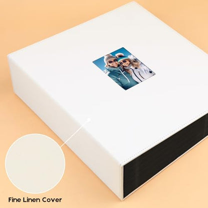 Extra Large Capacity 4x6 Photo Album, Holds 1000 Photos, Beige - color: Beige