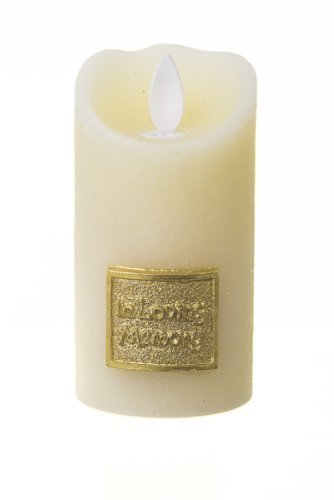Ivory LED Memorial Candle Holder - in Loving Memory