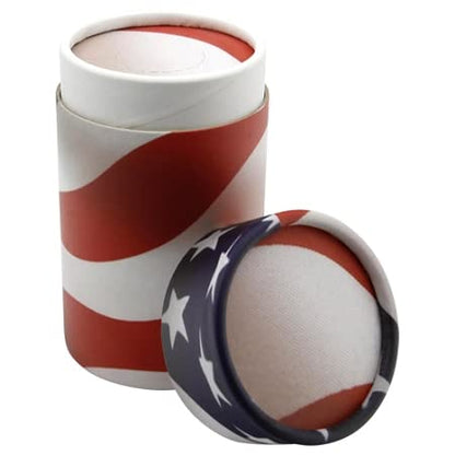 Patriot Scattering Tube - Extra Small, Biodegradable Cremation Urn for Ashes, Extra Small Sized Cremation Urn, 5.25 Inches High - color: Patriot
