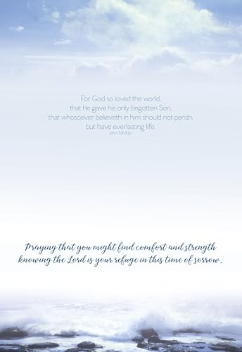 Crown Point Graphics Card-Boxed-Shared Blessings-Sympathy-Coastlines (Box of 12)