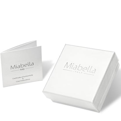 Miabella Italian 925 Sterling Silver Rosary Bead Chain Bracelet for Women | Adjustable Length, Cross Charm, Link Chain, Fine Jewelry, Made in Italy - style: Length 7 to 8 Inch