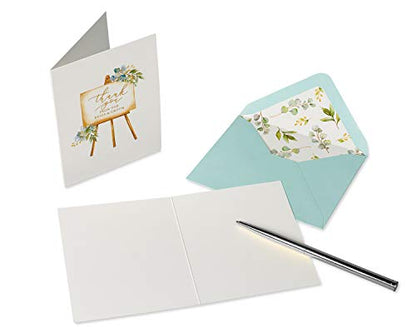 Papyrus Blank Wedding Thank You Cards with Envelopes, Floral (20-Count) - color: Wedding s