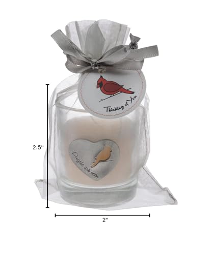 Whitney Howard Designs Angels are Near Memorial Candle - Sympathy Remembrance Gift for Loss of Loved One, Mom, Husband, Grandma - Grief Bereavement Funeral Gift - color: Angels Are Near