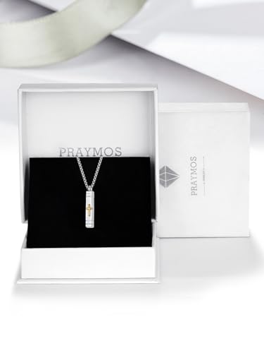 Customized Urn Necklaces for Ashes for Men Women 925 Sterling Silver Cross Necklace for Human Pets Ashes Cremation Memorial Jewelry for Keepsake - style: Cross Bar Urn(customized)