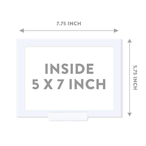 Andaz Press Personalized Wedding Framed Party Signs, Formal Black and White, 5x7-inch, Welcome to our Beginning, 1-Pack, Includes Frame, Custom Made Any Name - color: Custom Beginning